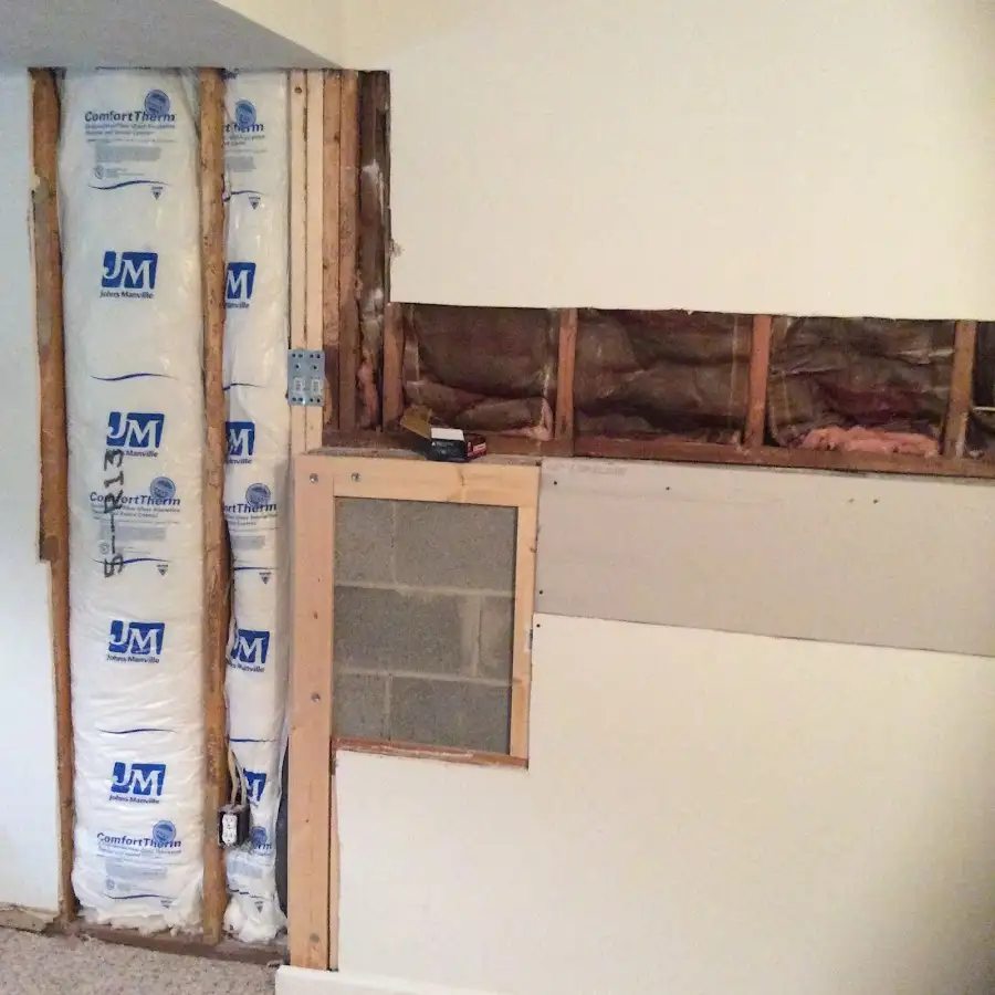 Wall insulation replacement during Structural Drying in Garden City